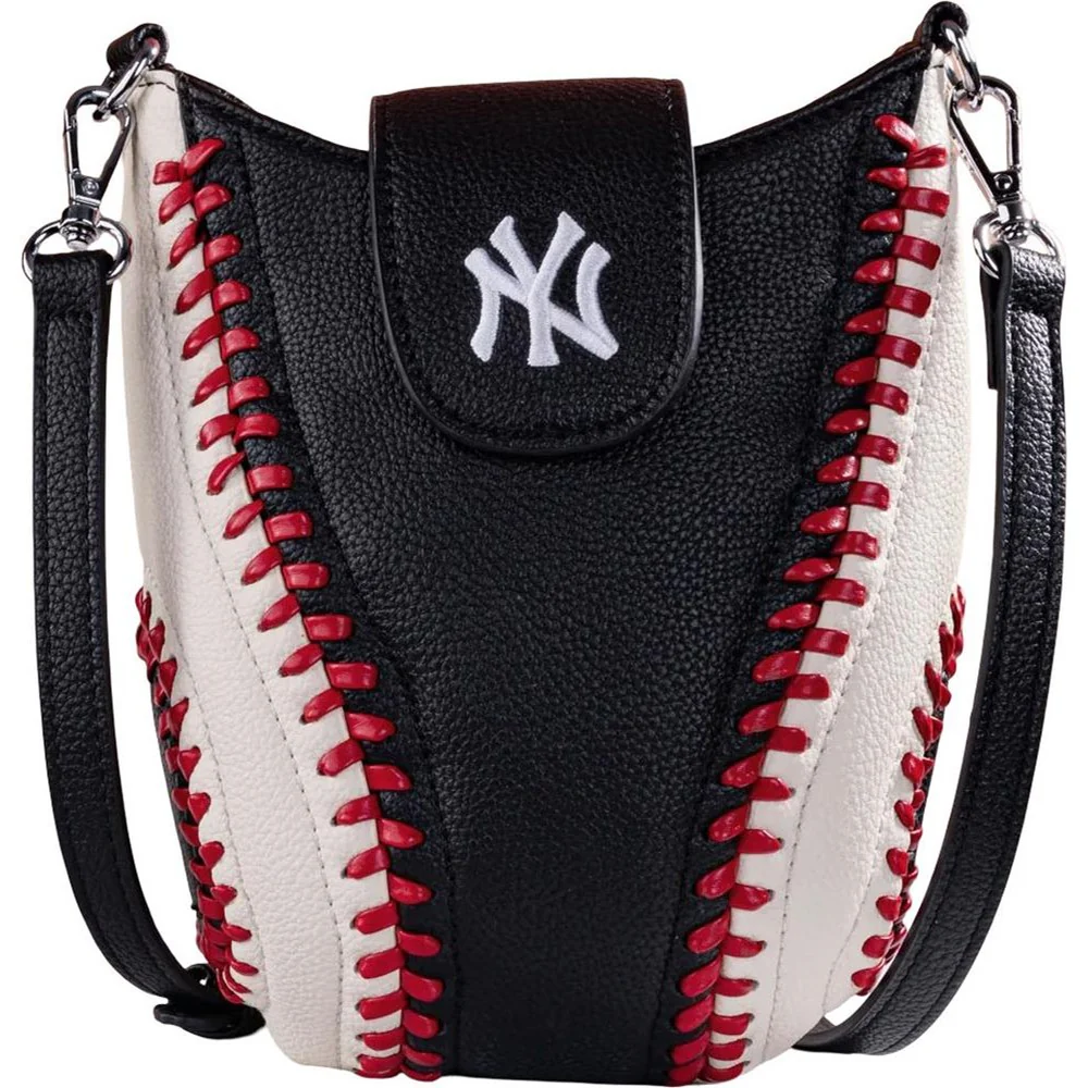 Montana West - Womens New York Yankees Team Baseball Stitch Crossbody Bag - Image 2