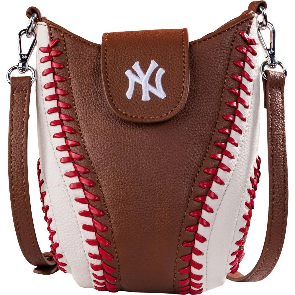 Montana West - Womens New York Yankees Team Baseball Stitch Crossbody Bag - Image 3