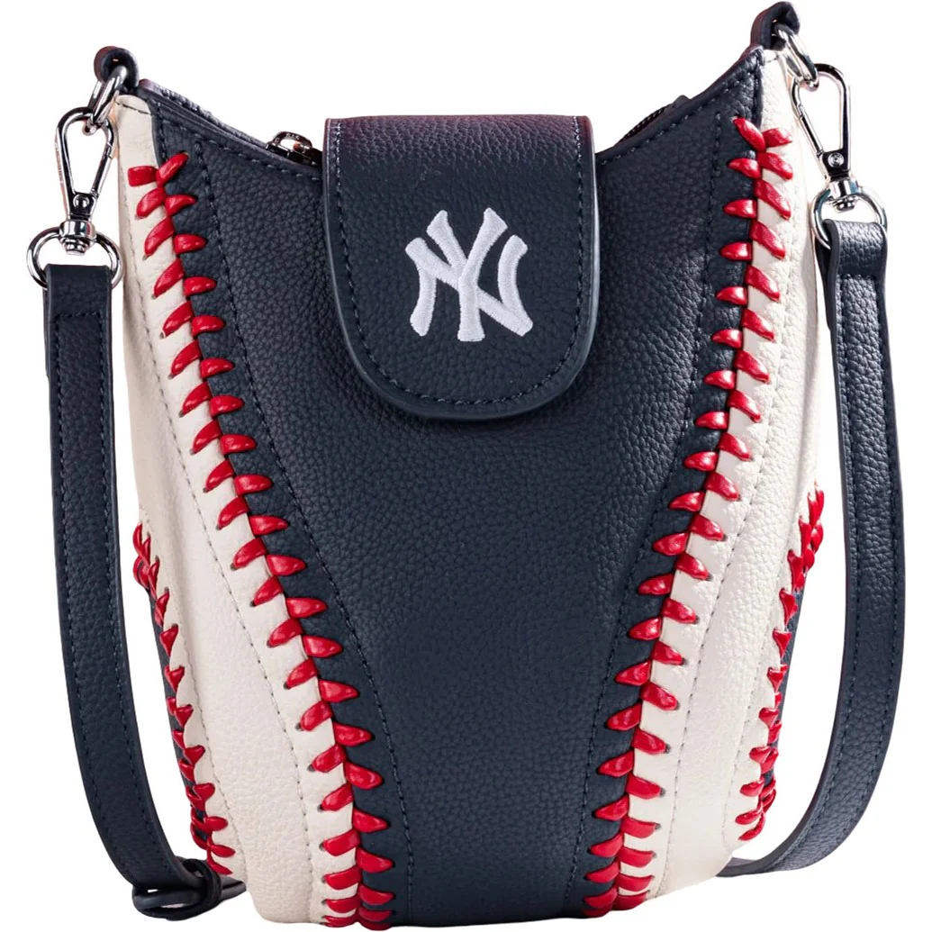 Montana West - Womens New York Yankees Team Baseball Stitch Crossbody Bag - Image 4