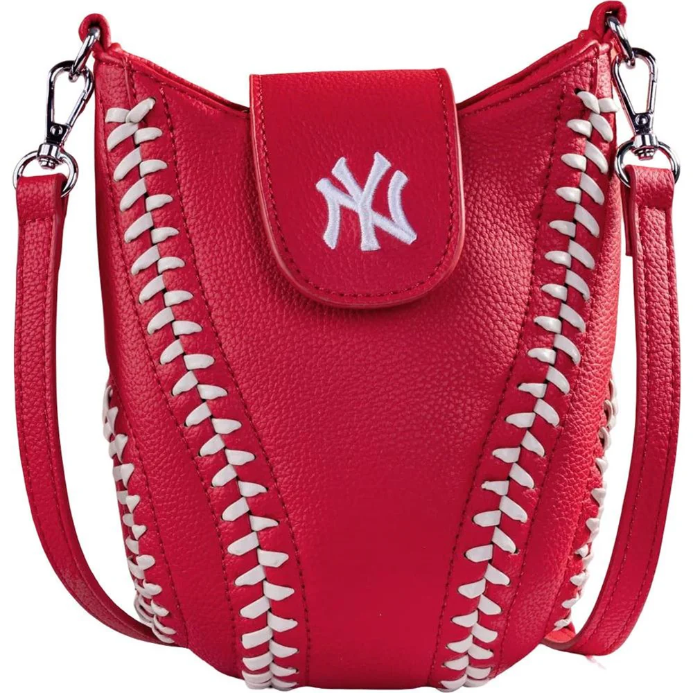 Montana West - Womens New York Yankees Team Baseball Stitch Crossbody Bag - Image 5