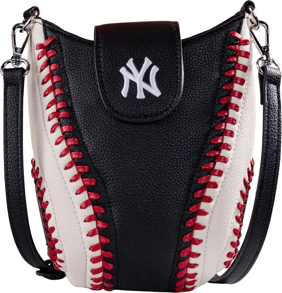Montana West - Womens New York Yankees Team Baseball Stitch Crossbody Bag - Image 7