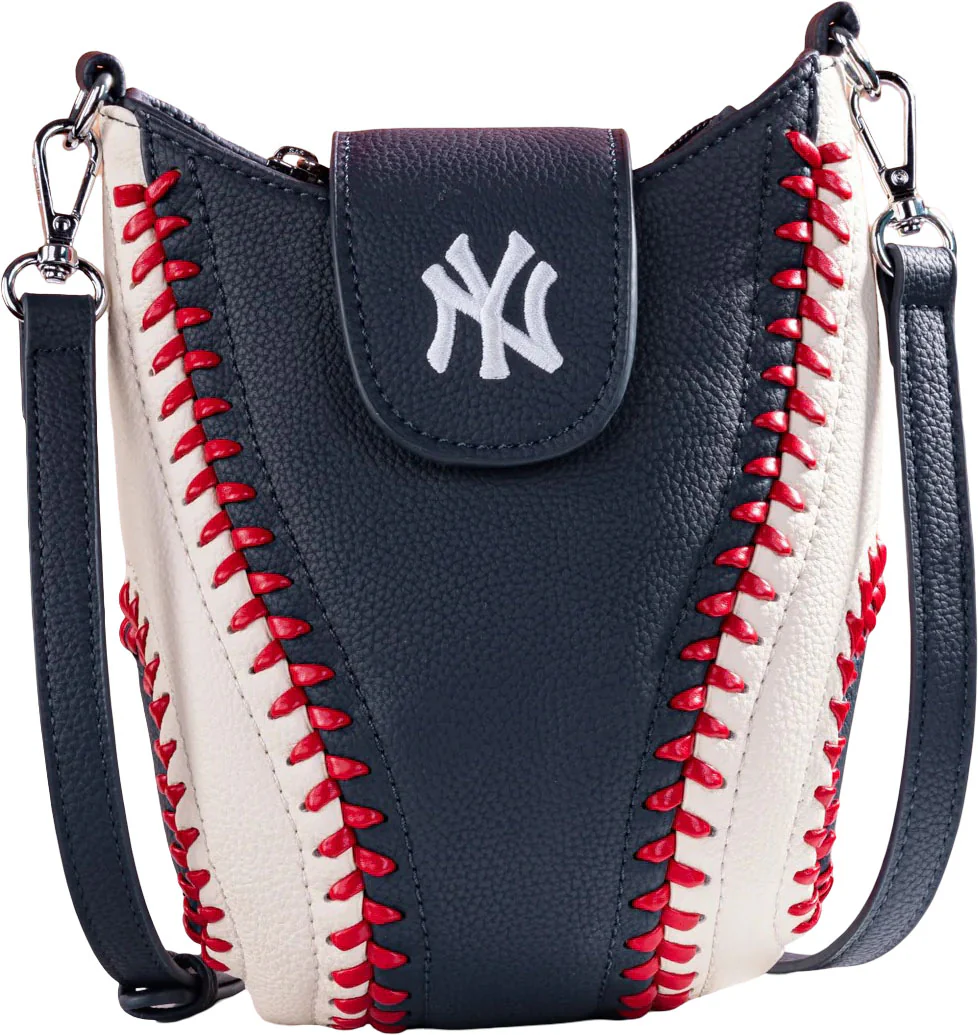 Montana West - Womens New York Yankees Team Baseball Stitch Crossbody Bag - Image 9