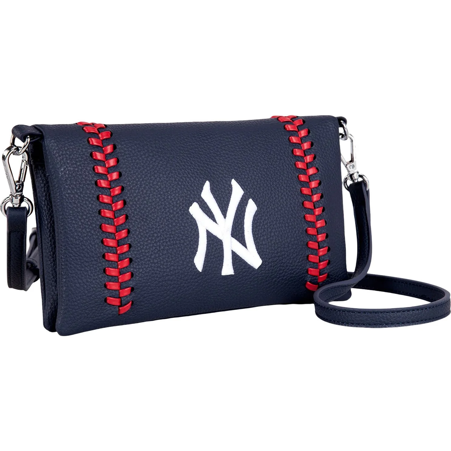 Montana West - Womens New York Yankees Team Bi-Fold Clutch/Crossbody Bag - Image 4