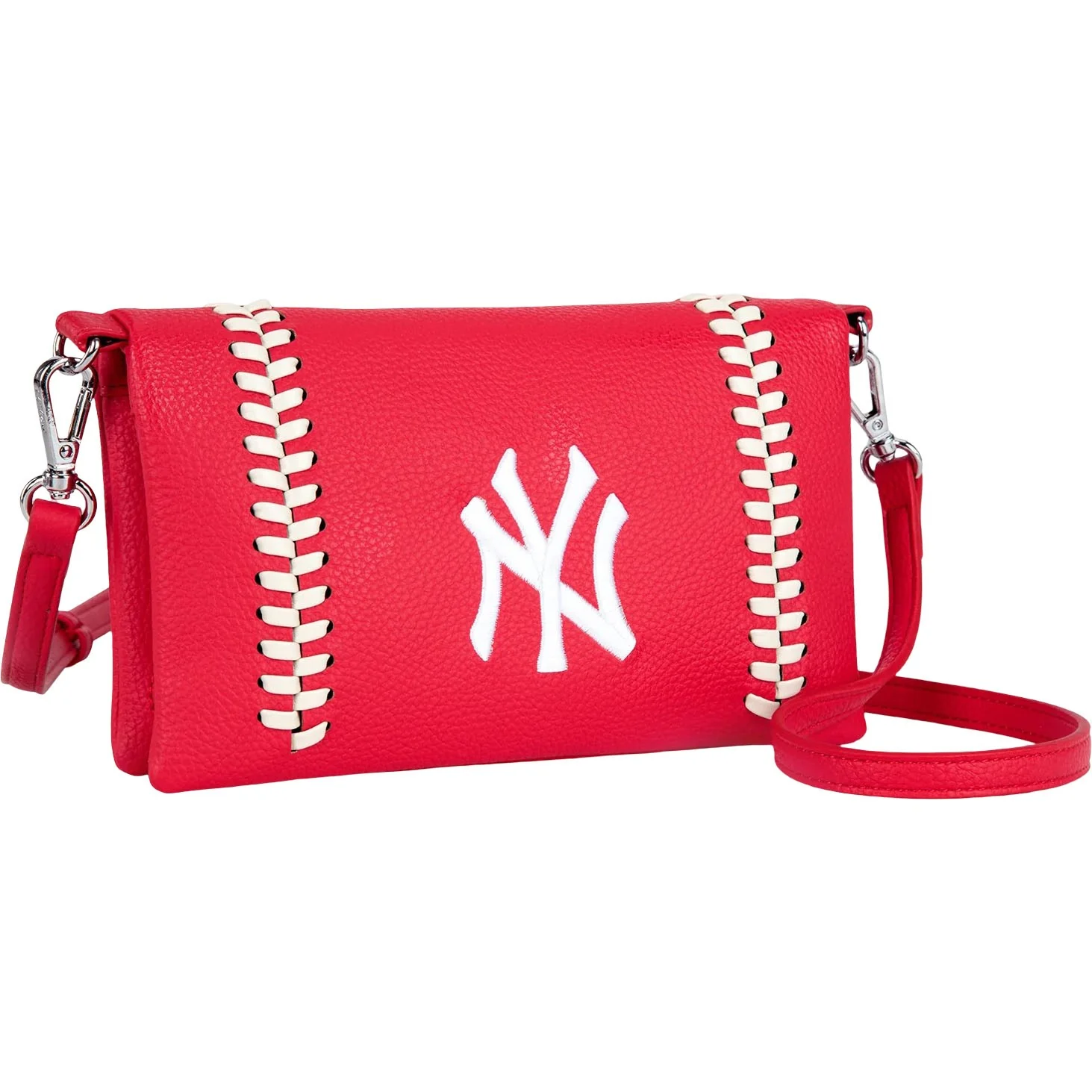 Montana West - Womens New York Yankees Team Bi-Fold Clutch/Crossbody Bag - Image 5