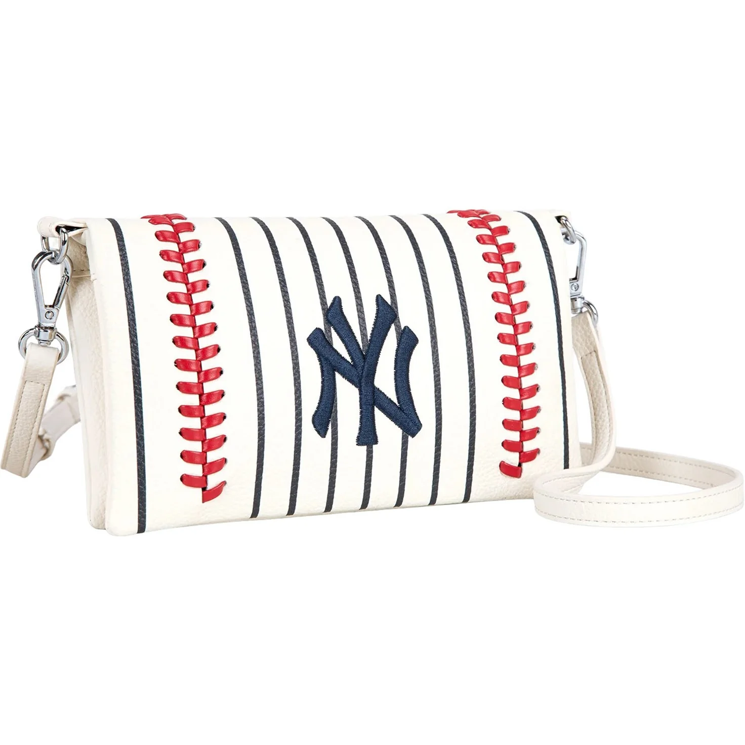 Montana West - Womens New York Yankees Team Bi-Fold Clutch/Crossbody Bag - Image 6