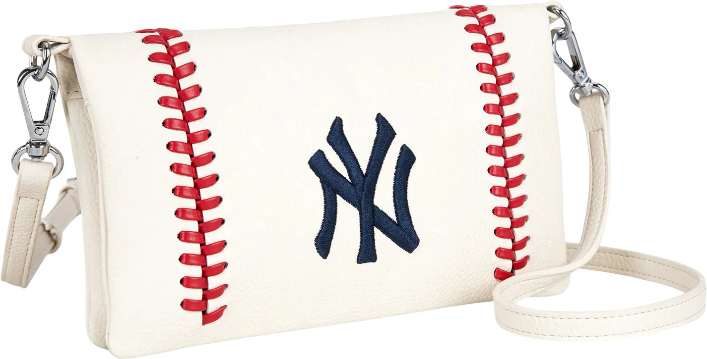 Montana West - Womens New York Yankees Team Bi-Fold Clutch/Crossbody Bag - Image 7