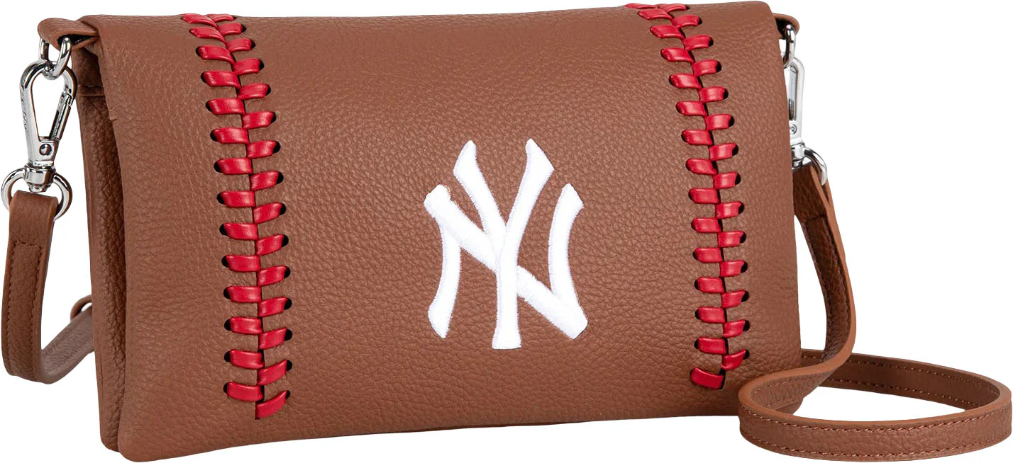 Montana West - Womens New York Yankees Team Bi-Fold Clutch/Crossbody Bag - Image 9