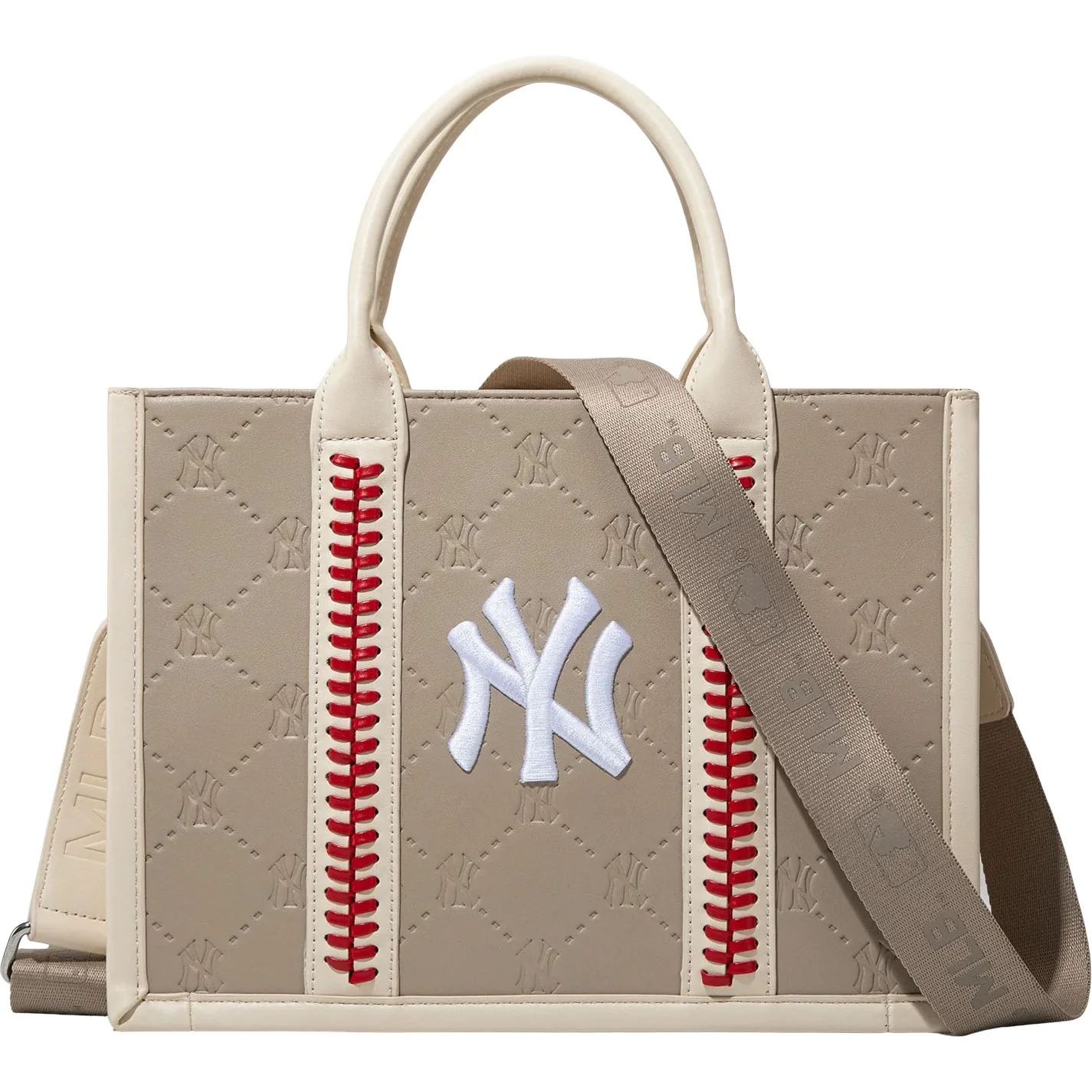 Montana West - Womens New York Yankees Team Whipstitch Tote/Crossbody Bag