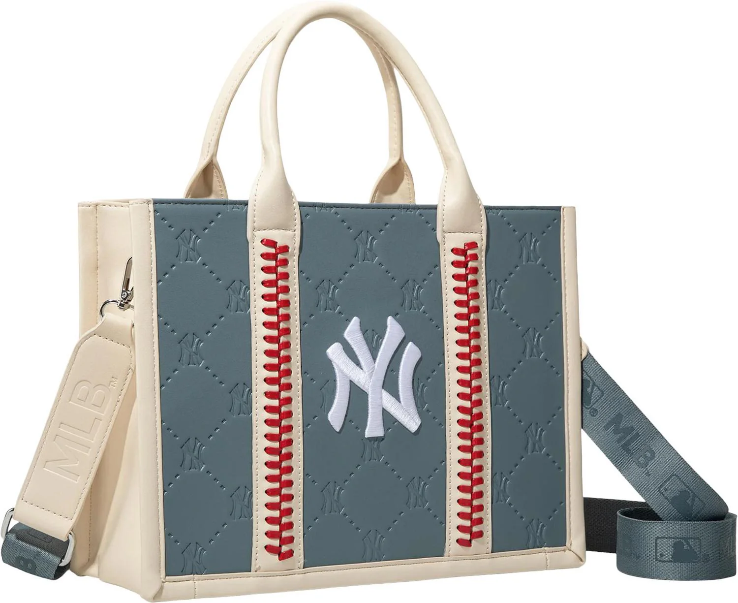 Montana West - Womens New York Yankees Team Whipstitch Tote/Crossbody Bag - Image 5