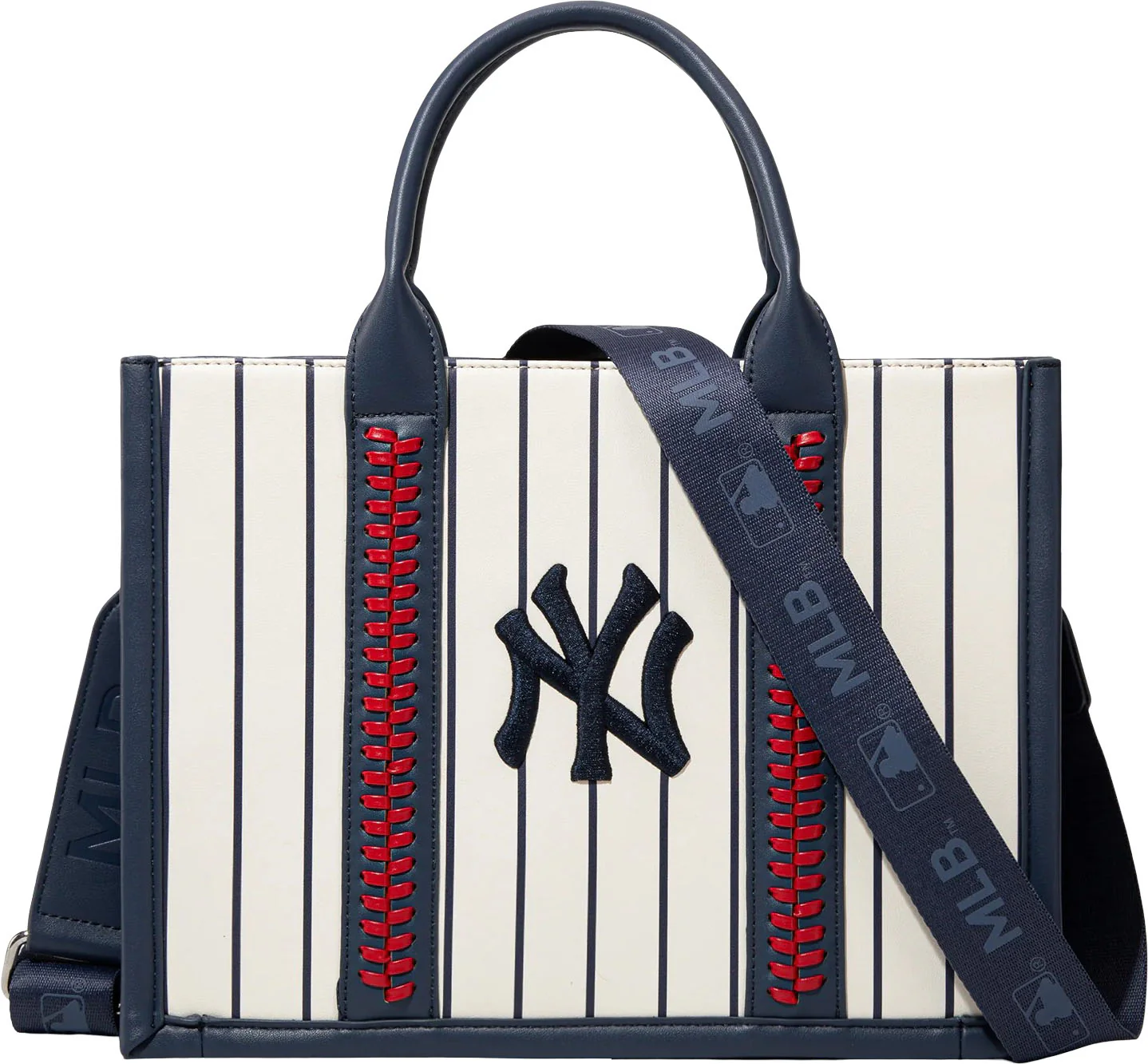 Montana West - Womens New York Yankees Team Whipstitch Tote/Crossbody Bag - Image 6