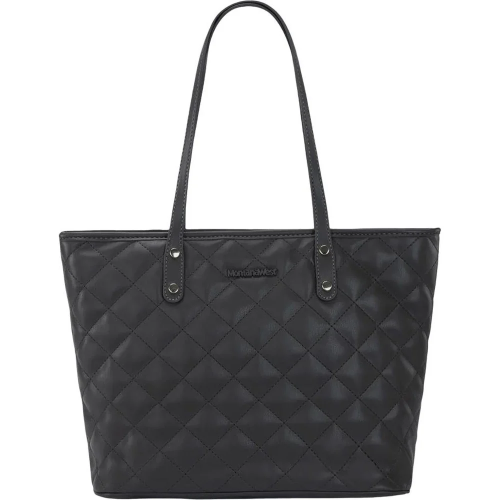 Montana West - Womens Quilted Carry-All Tote Bag
