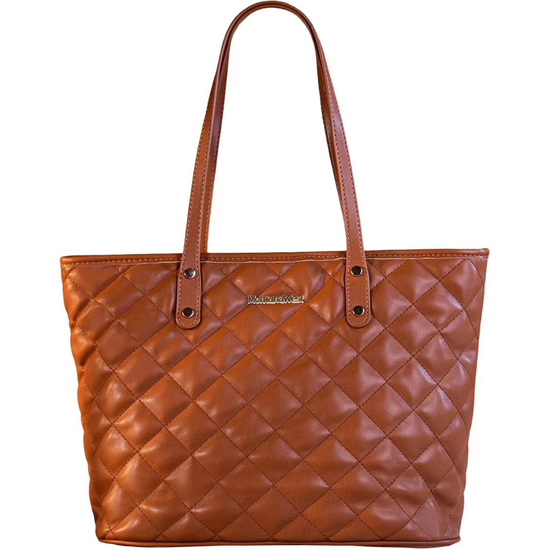 Montana West - Womens Quilted Carry-All Tote Bag - Image 2
