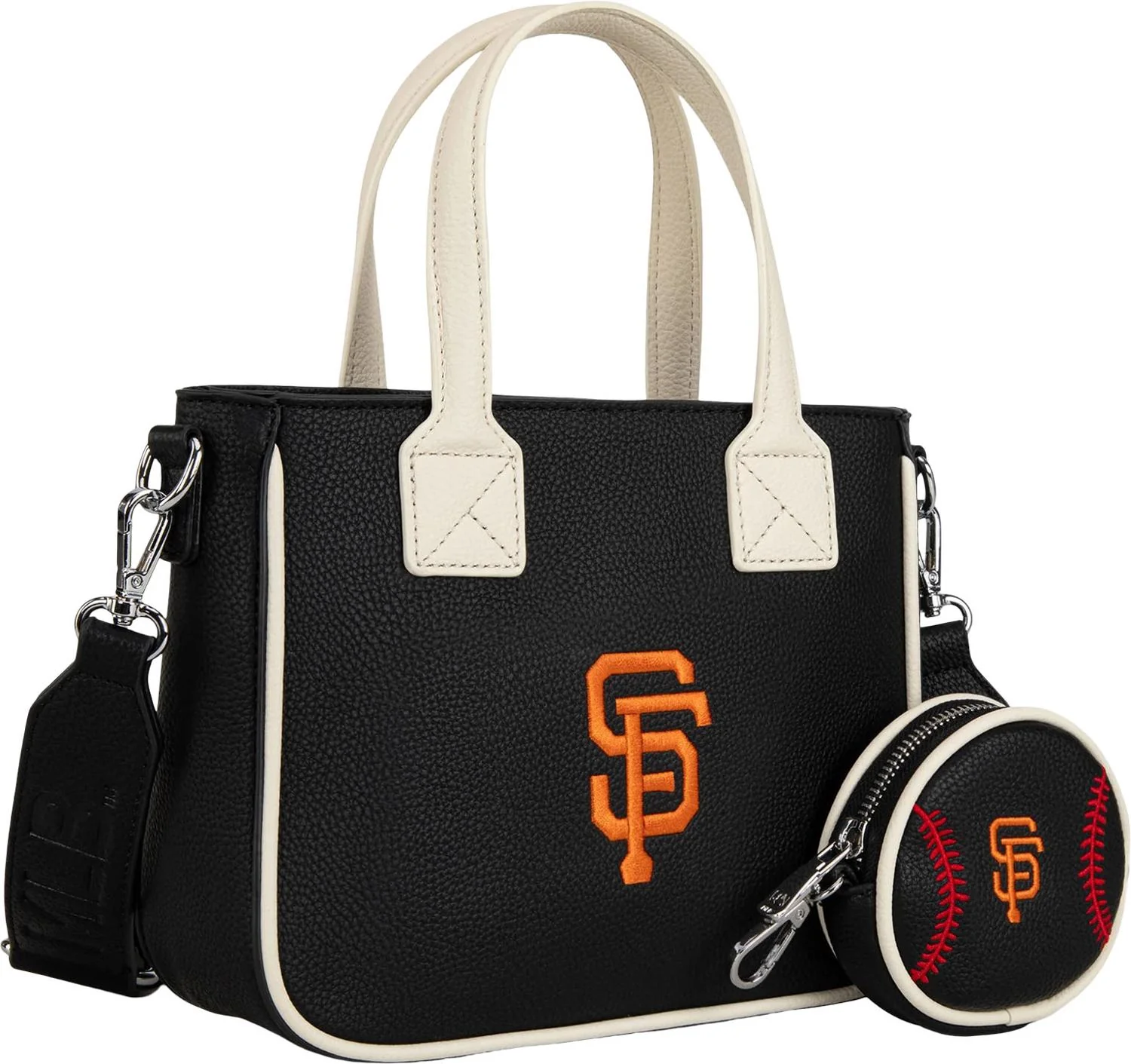 Montana West - Womens San Francisco Giants Team Tote/Crossbody Bag With Baseball Coin Pouch - Image 5