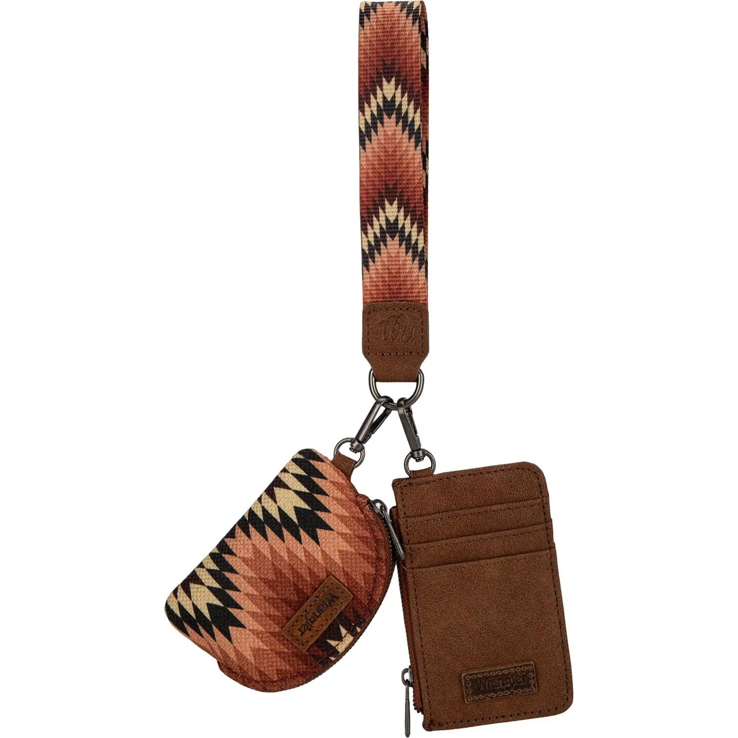 Montana West - Womens Southwestern Art Print Dual Pouch Wristlet - Image 2