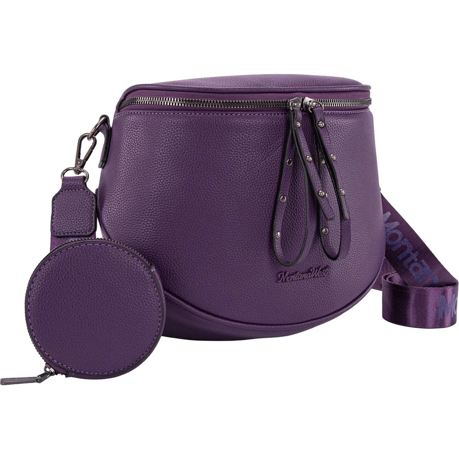 Montana West - Womens Spacious Crossbody Bum Bag With Coin Purse - Image 6