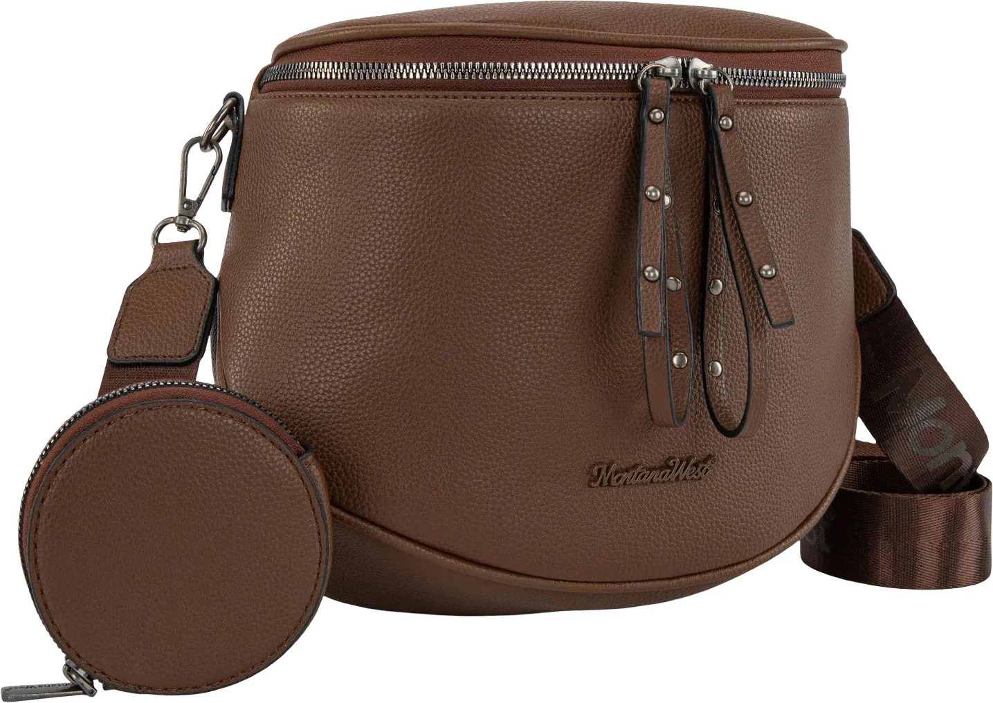 Montana West - Womens Spacious Crossbody Bum Bag With Coin Purse - Image 9