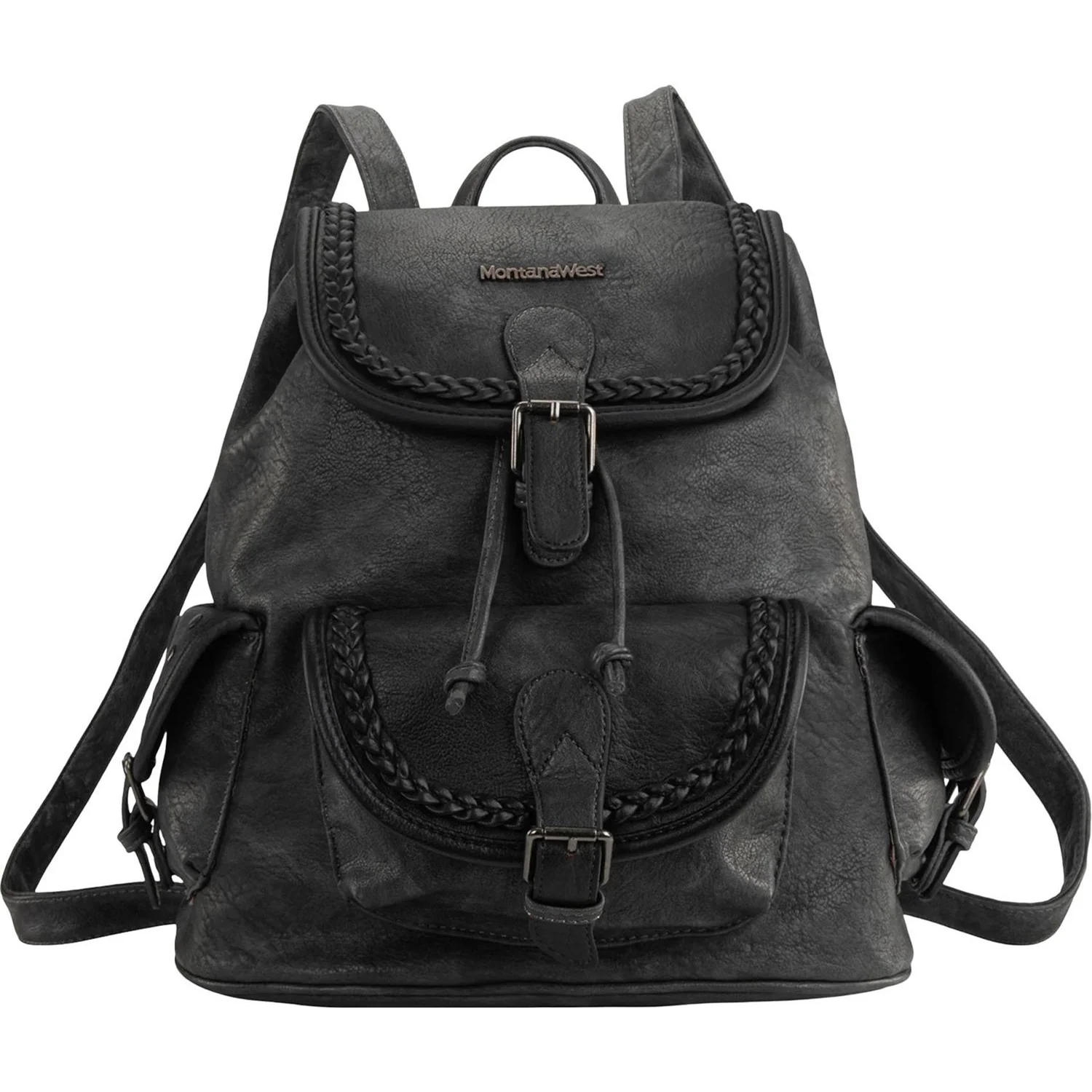 Montana West - Womens Stone Wash Backpack - Image 3