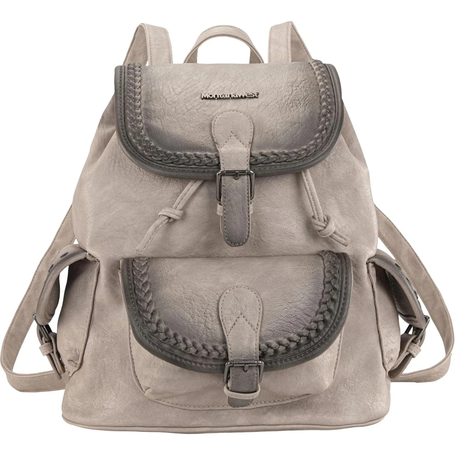 Montana West - Womens Stone Wash Backpack - Image 4