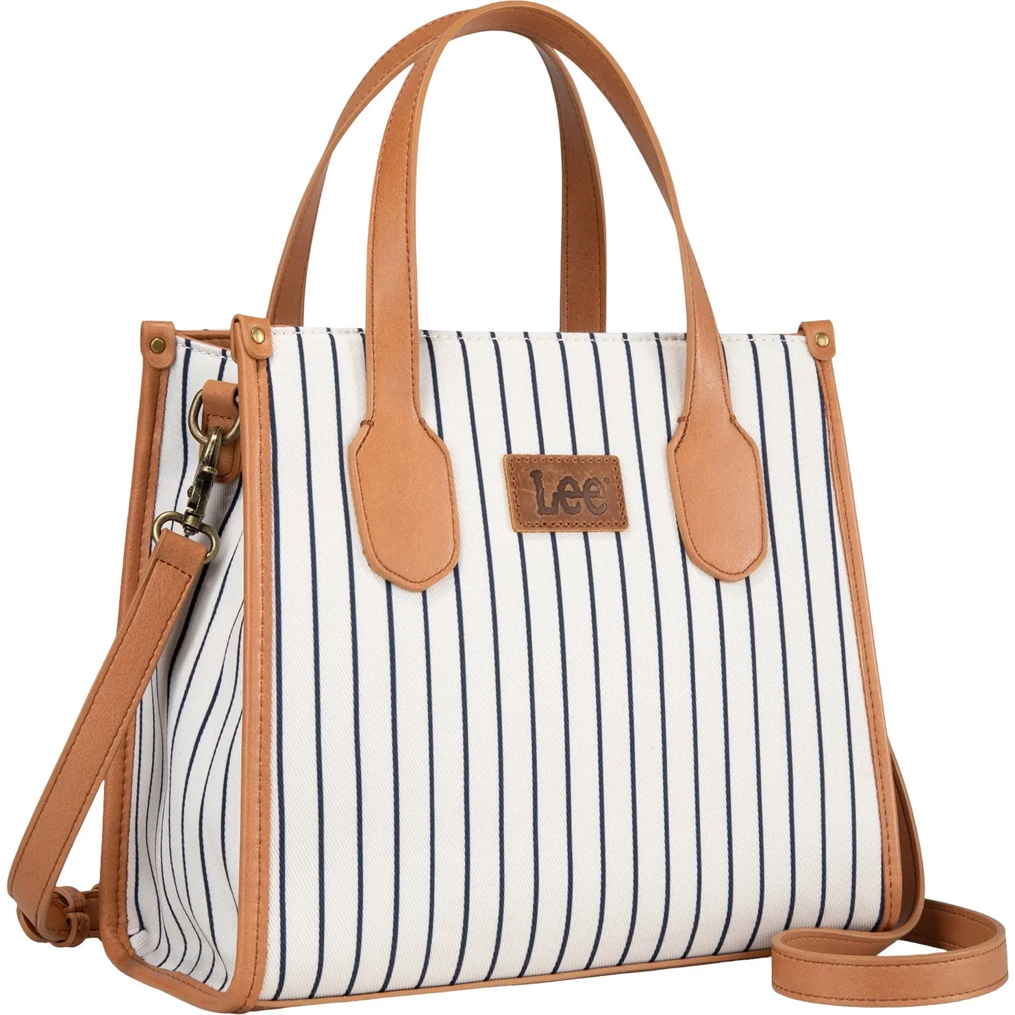 Montana West - Womens Striped Canvas Tote Bag/Crossbody Bag
