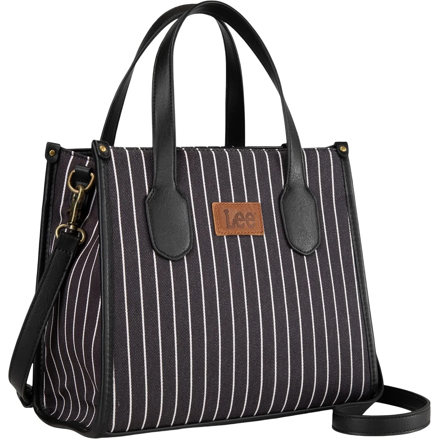 Montana West - Womens Striped Canvas Tote Bag/Crossbody Bag - Image 2