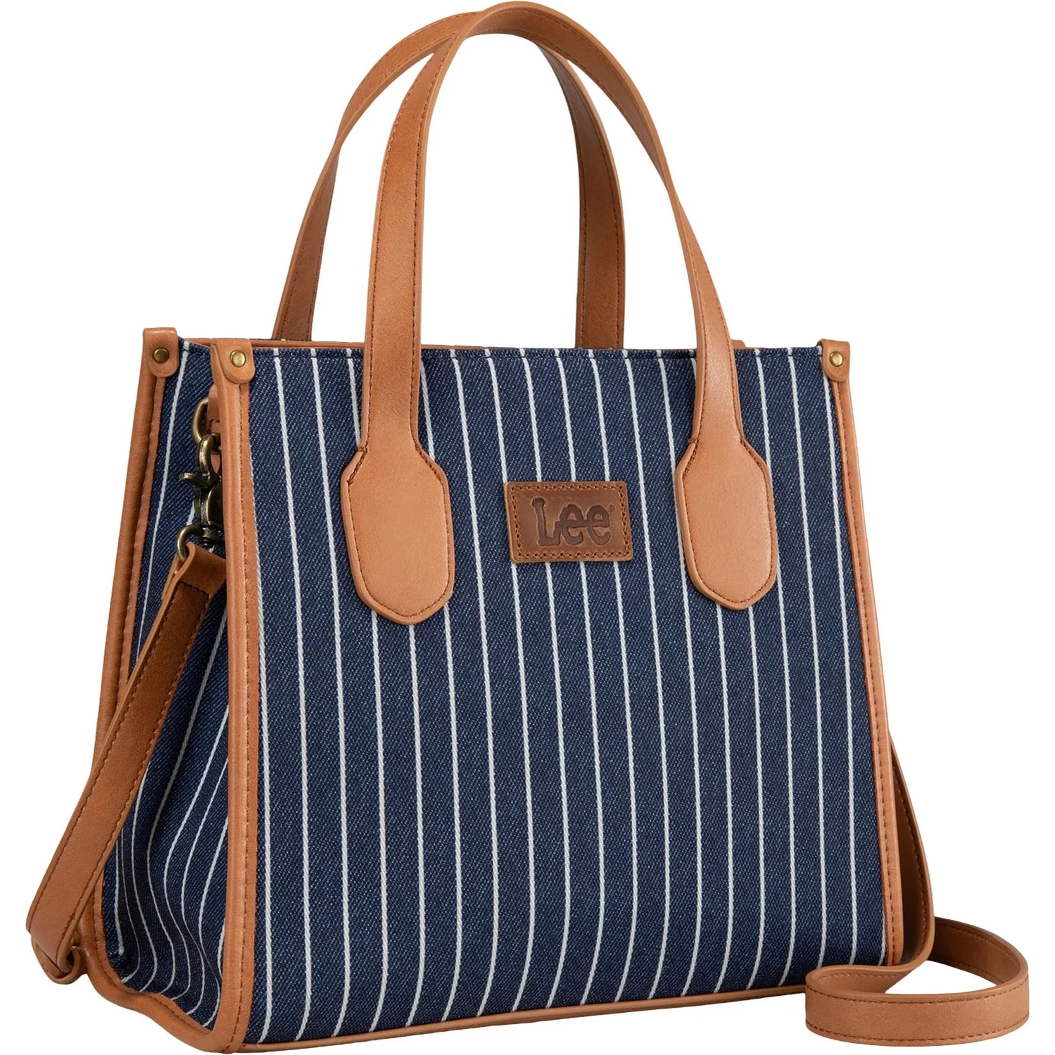 Montana West - Womens Striped Canvas Tote Bag/Crossbody Bag - Image 4