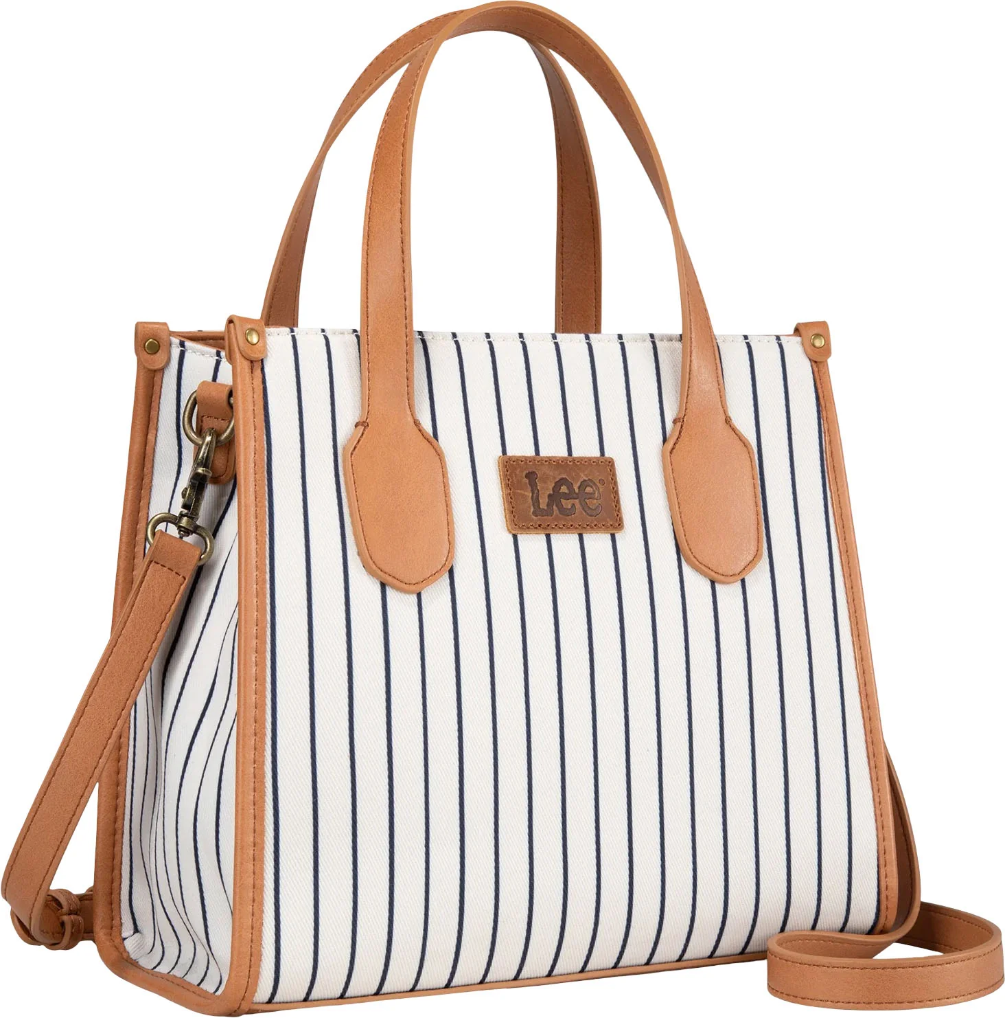 Montana West - Womens Striped Canvas Tote Bag/Crossbody Bag - Image 5