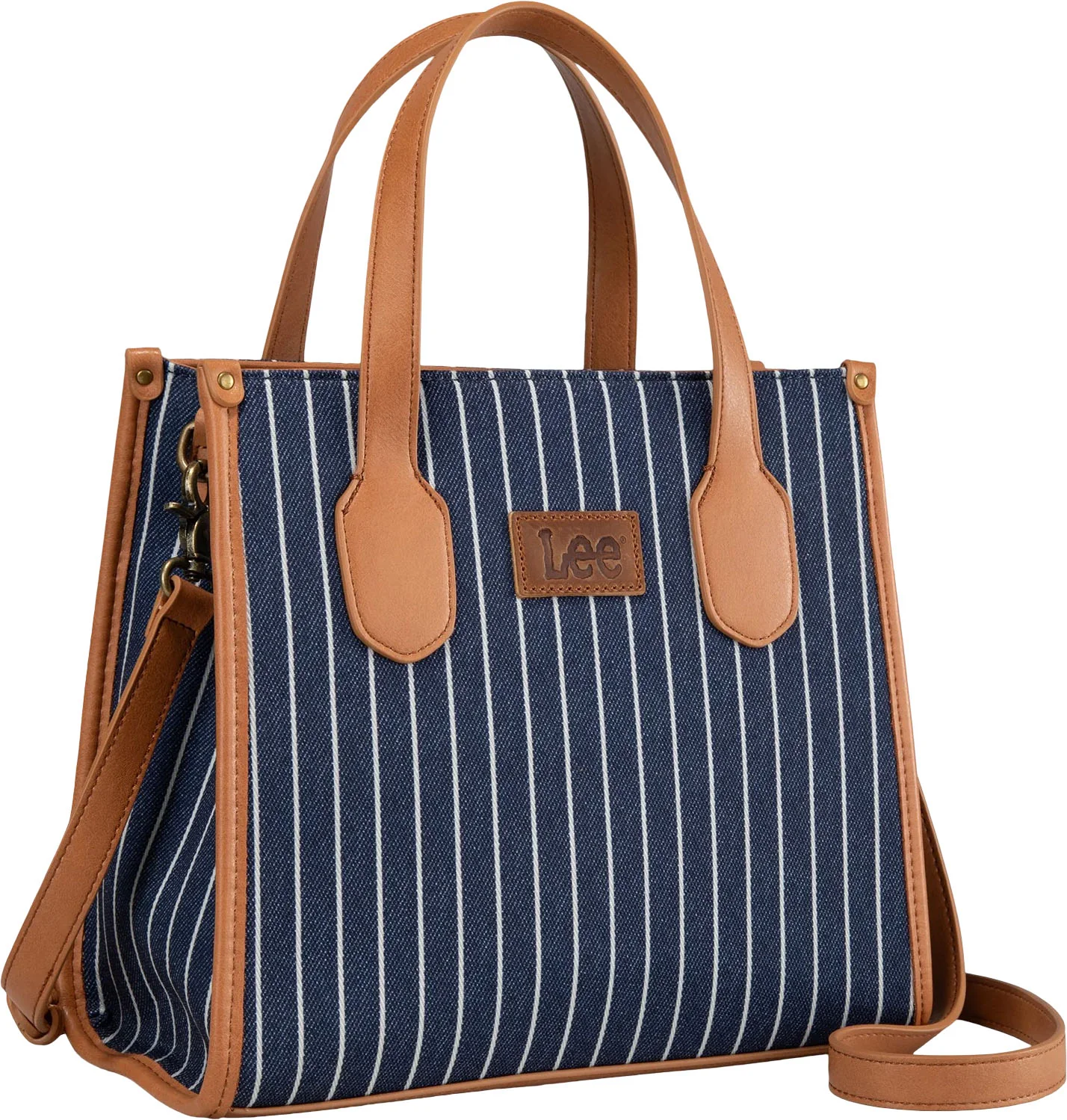 Montana West - Womens Striped Canvas Tote Bag/Crossbody Bag - Image 8