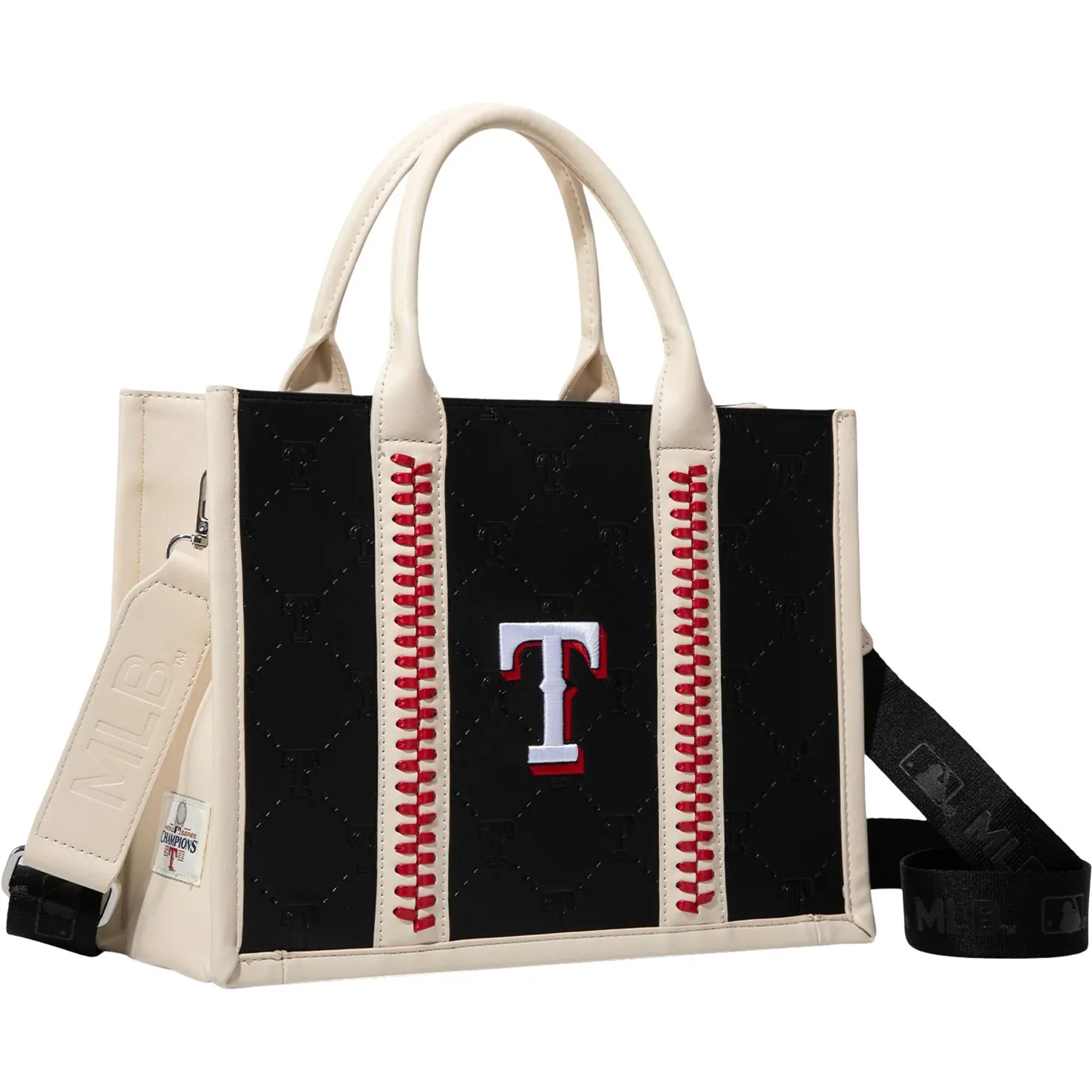 Montana West - Womens Texas Rangers Team Whipstitch Tote/Crossbody Bag