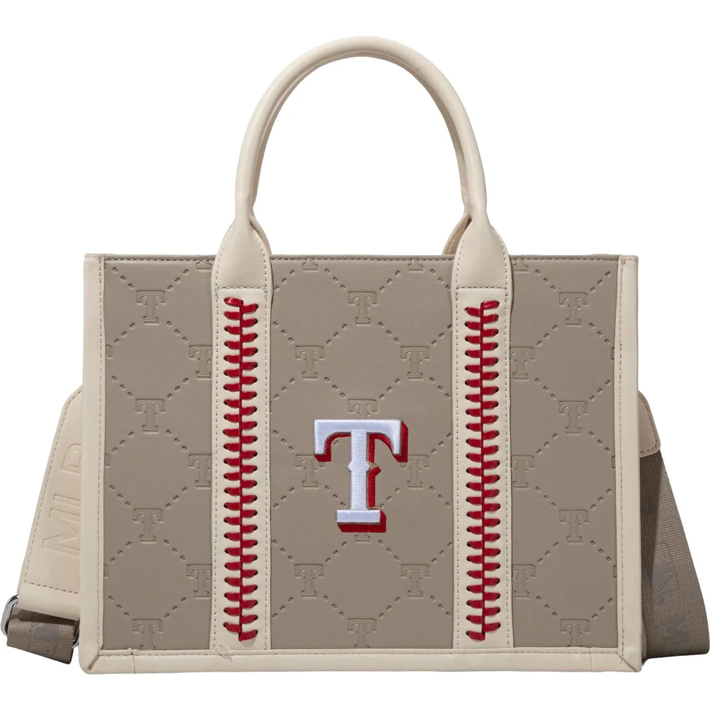 Montana West - Womens Texas Rangers Team Whipstitch Tote/Crossbody Bag - Image 3