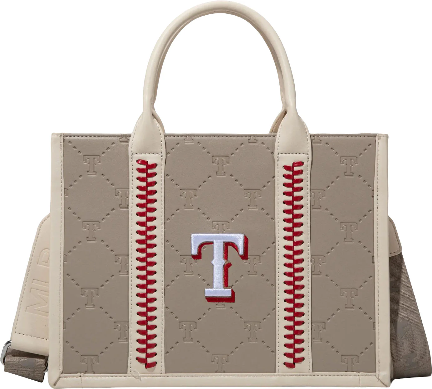 Montana West - Womens Texas Rangers Team Whipstitch Tote/Crossbody Bag - Image 8
