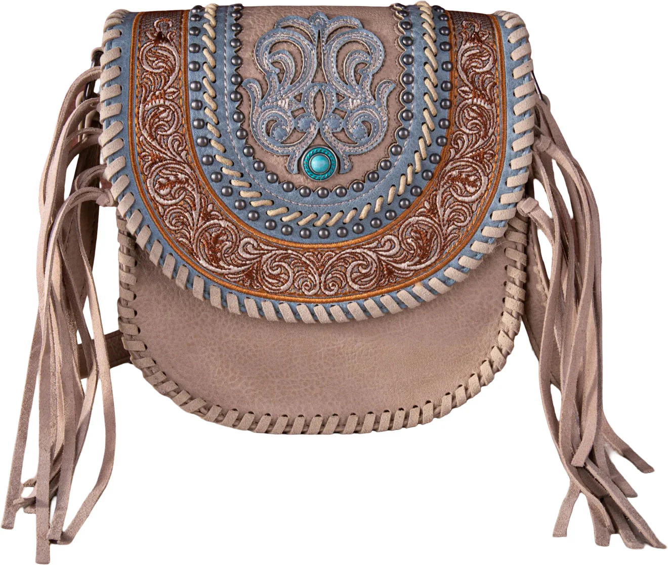 Montana West - Womens Tooled Collection Concealed Carry Crossbody Bag - Image 10