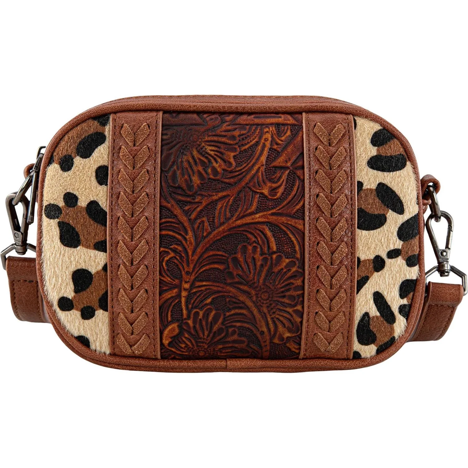 Montana West - Womens Tooled Collection Crossbody Bag - Image 3