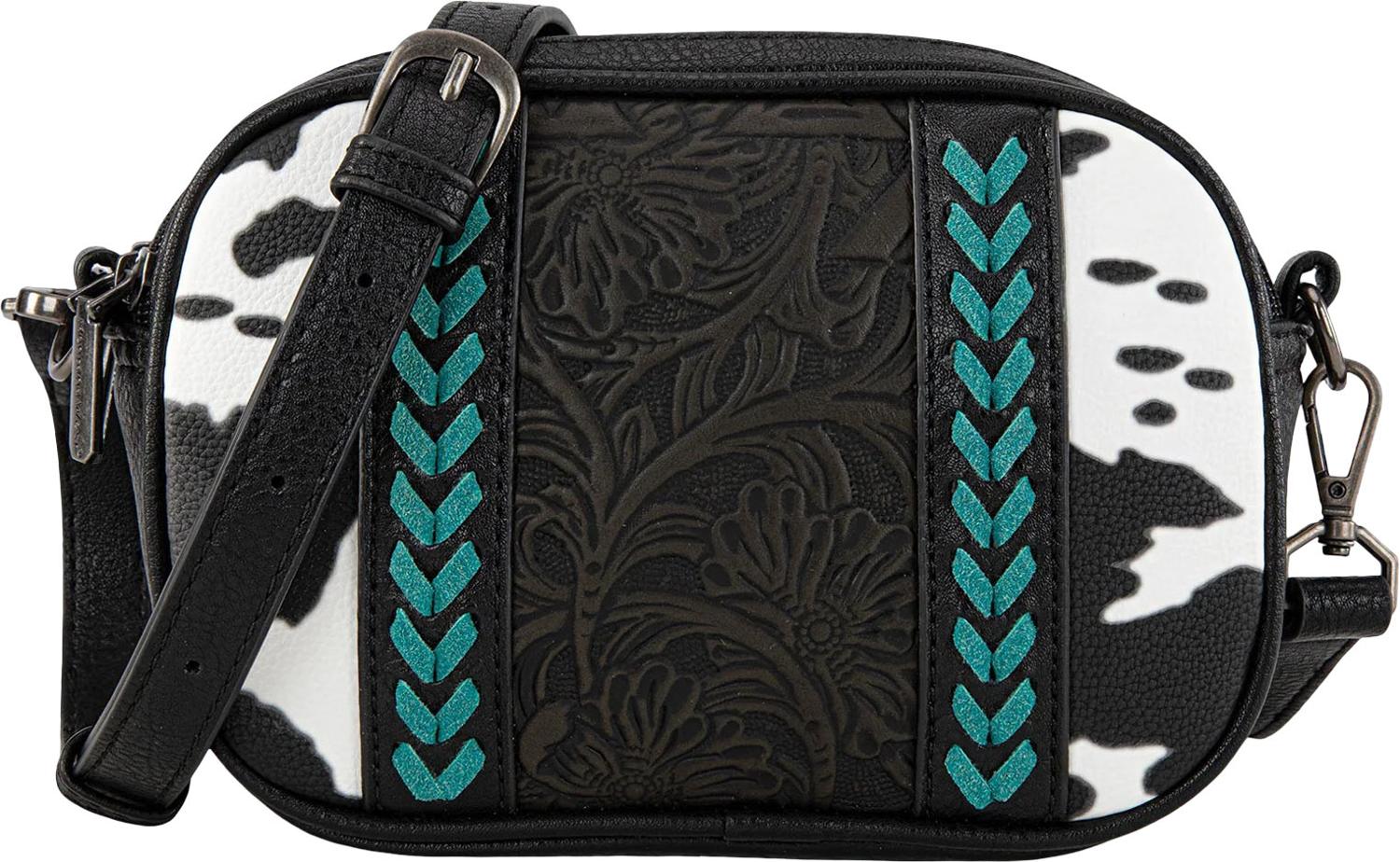 Montana West - Womens Tooled Collection Crossbody Bag - Image 4
