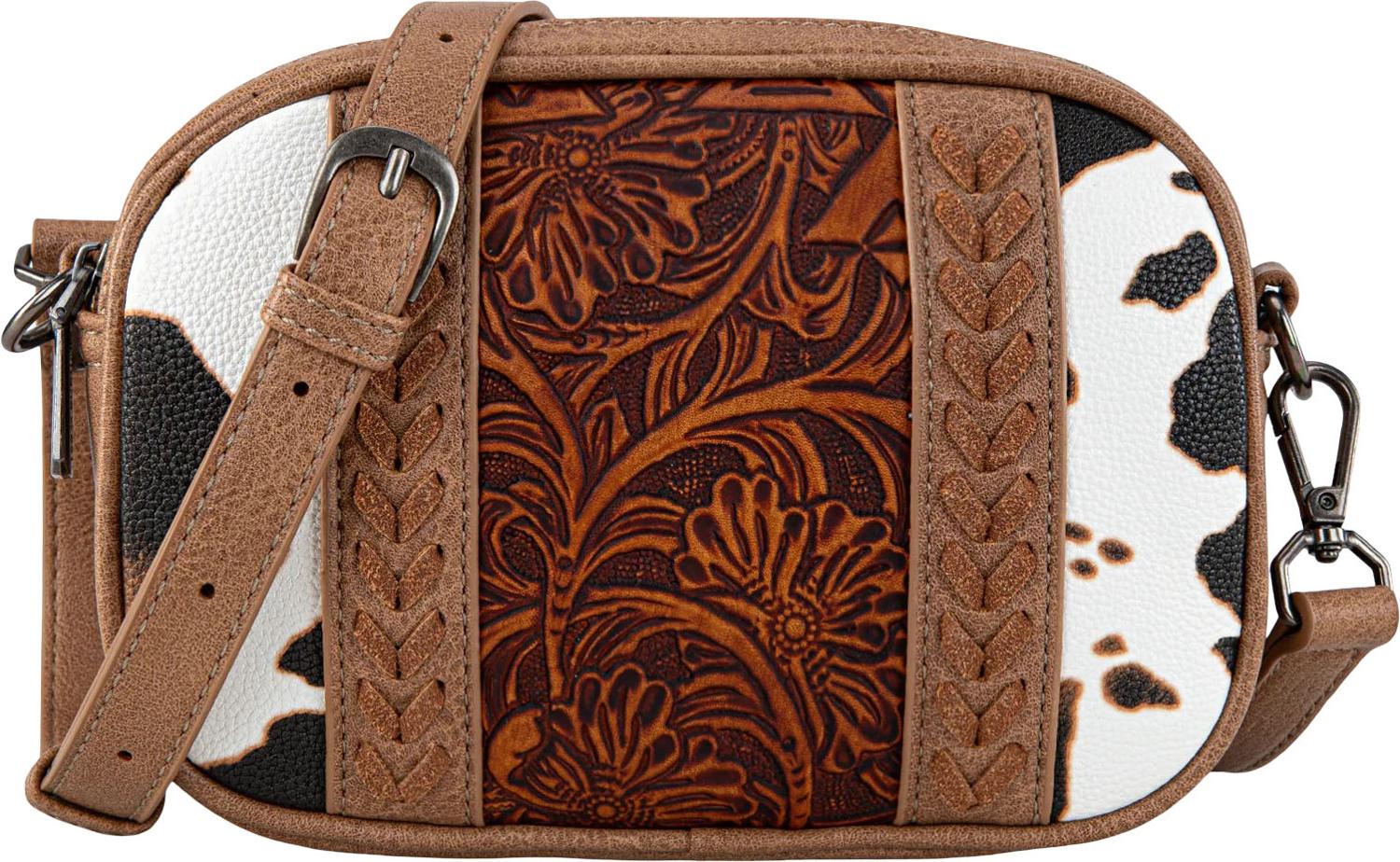 Montana West - Womens Tooled Collection Crossbody Bag - Image 5