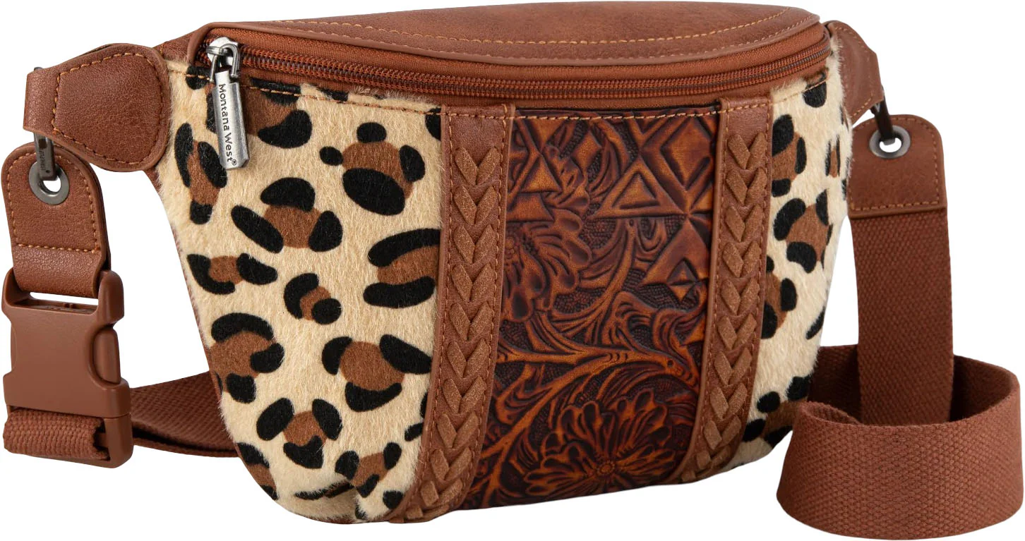 Montana West - Womens Tooled Collection Fanny Pack - Image 4