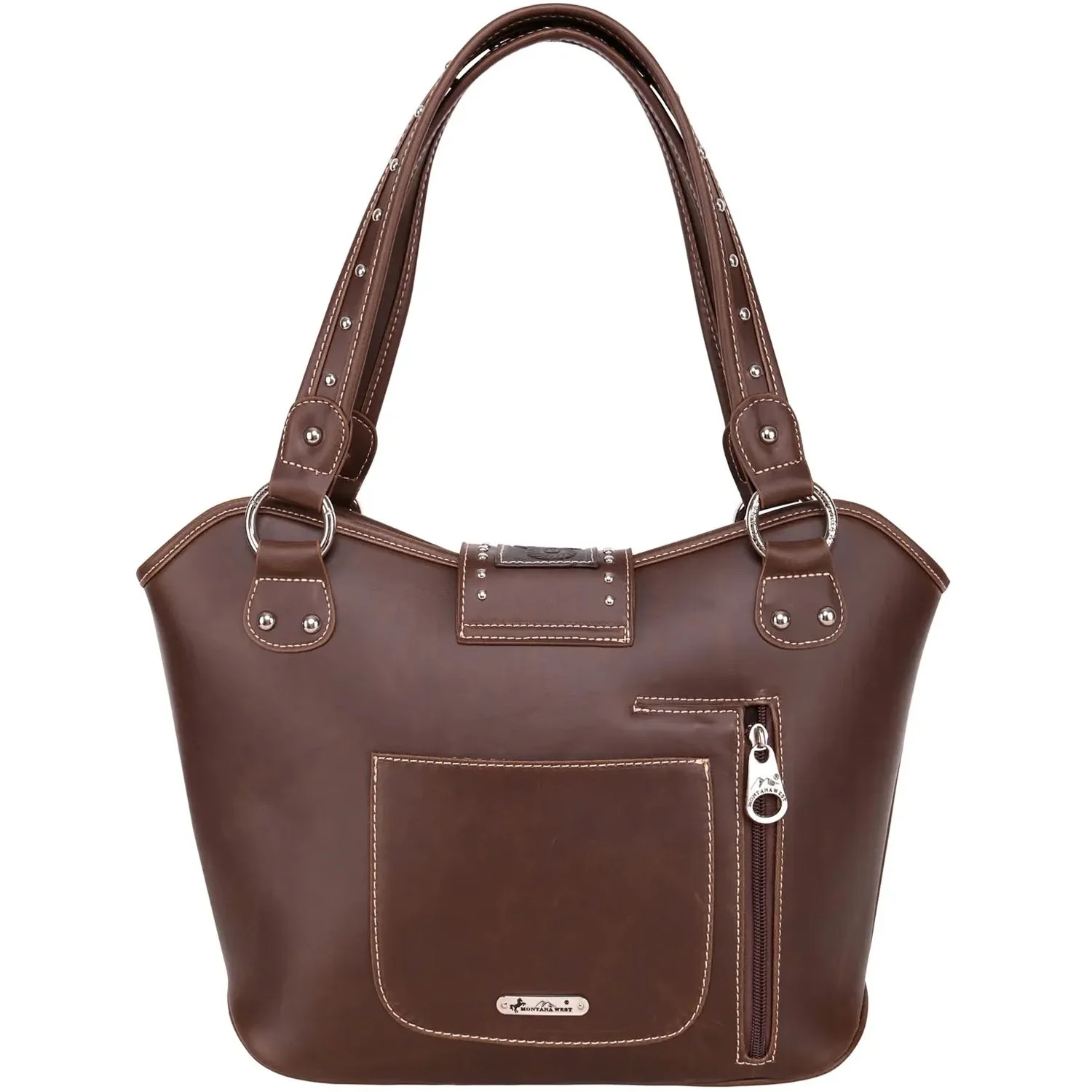 Montana West - Womens Tooling Concealed Carry Collection Handbag - Image 6