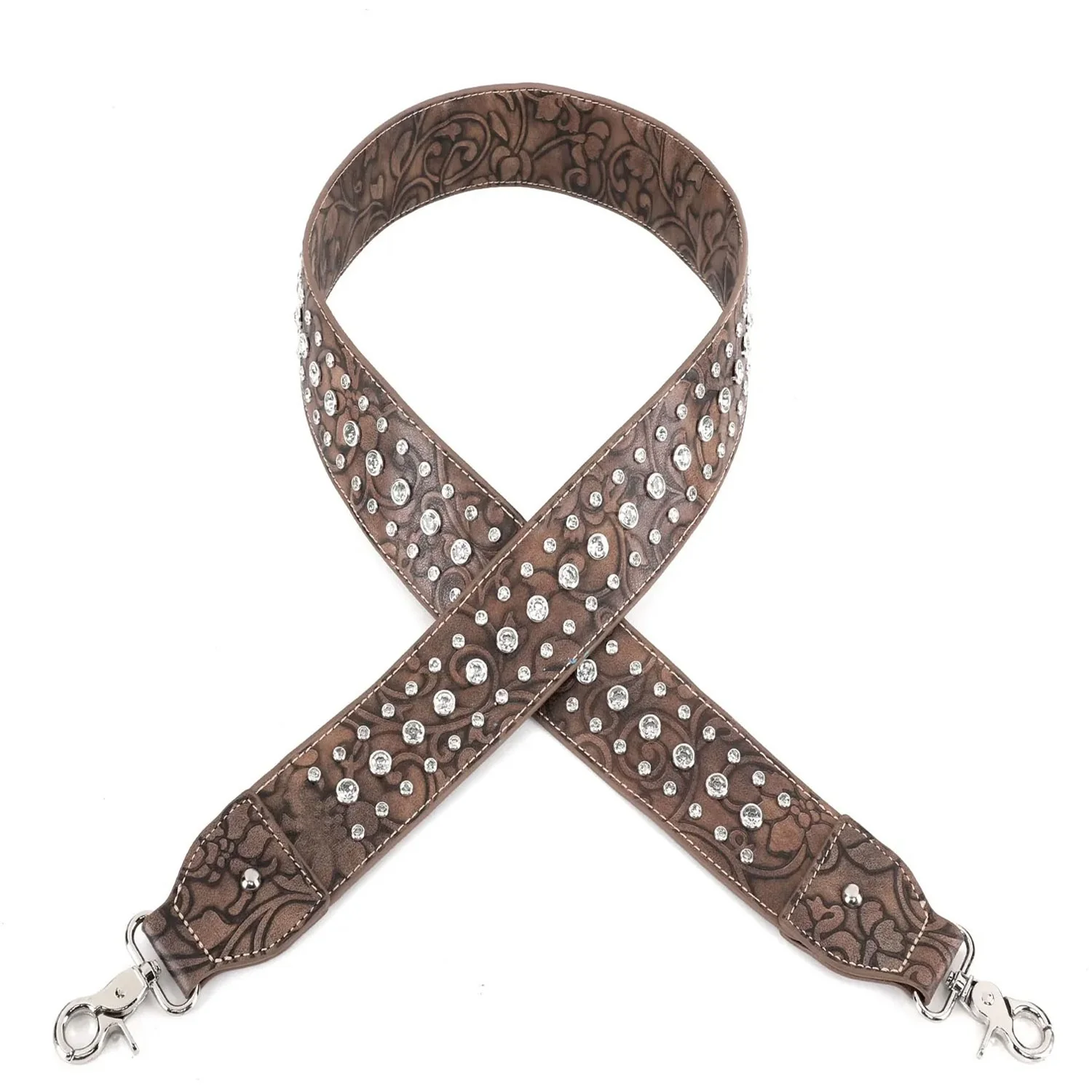 Montana West - Womens Western Bling Guitar Style Crossbody Strap - Image 2