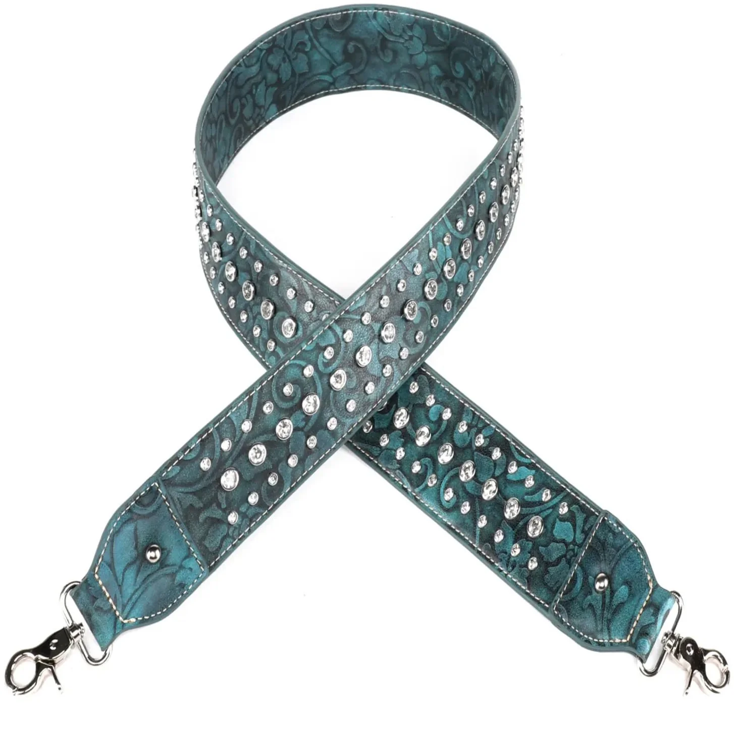 Montana West - Womens Western Bling Guitar Style Crossbody Strap - Image 8
