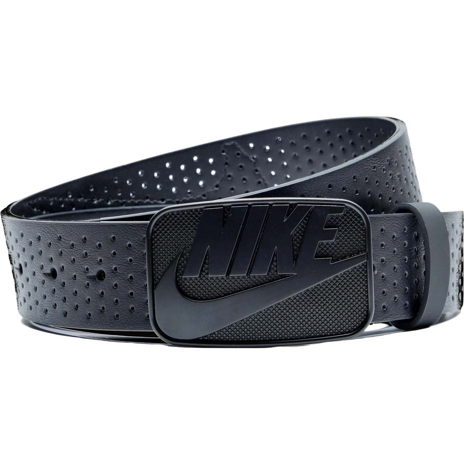 Nike - Mens Futura Plaque Perforated Belt with Tonal Overlay - Image 2