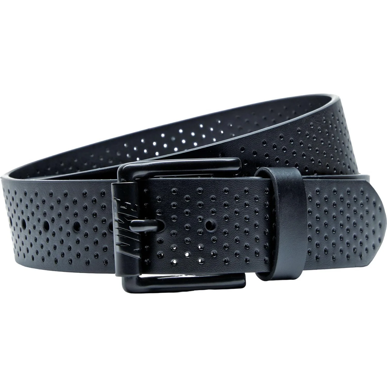 Nike - Mens Perforated Leather Belt with Nike Roller Buckle - Image 2