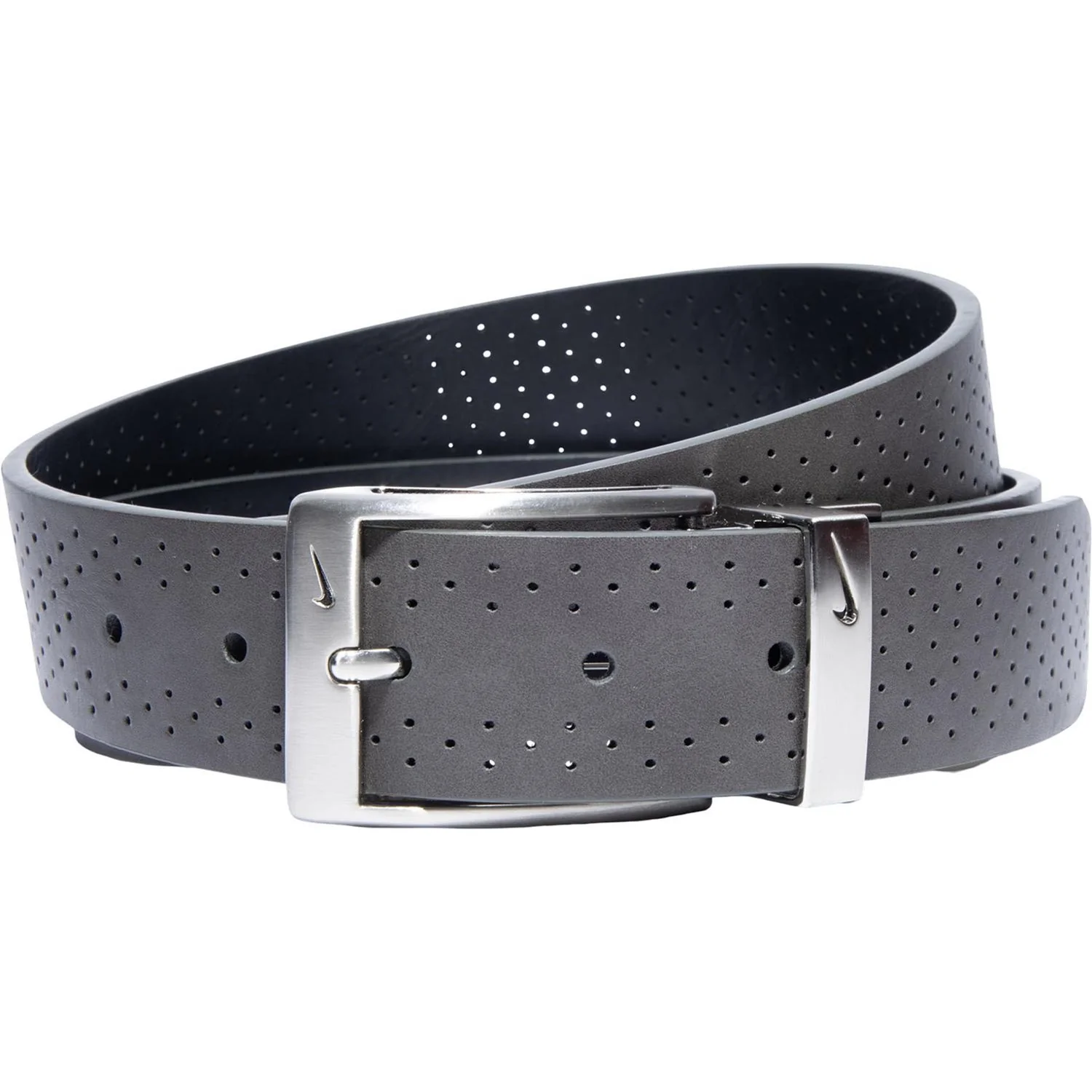 Nike - Mens Perforated Reversible Belt with Ultralight Buckle