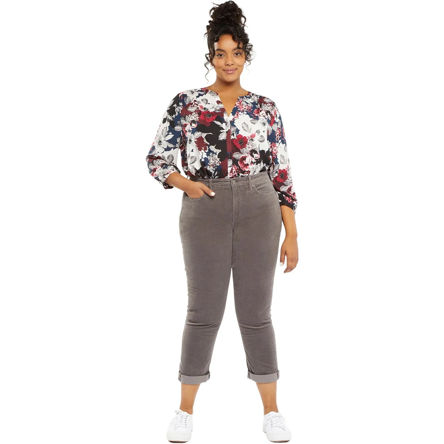 NYDJ - Womens Margot Girlfriend Pants - Image 2