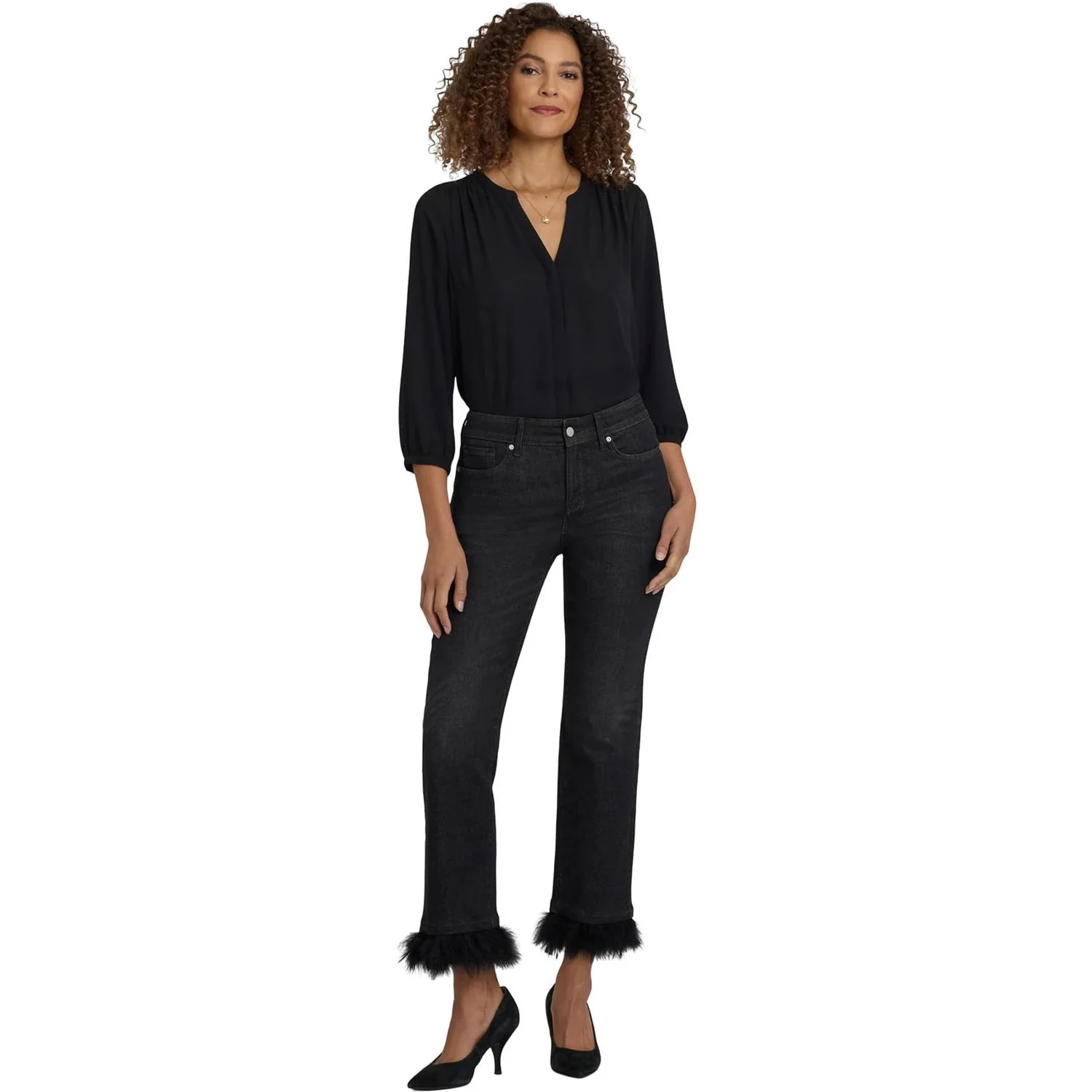 NYDJ - Womens Marilyn Straight Ankle Jeans - Image 2
