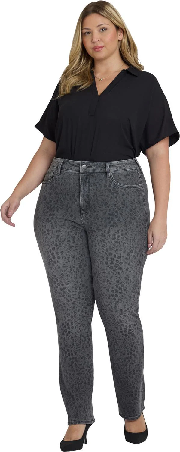 NYDJ - Womens Marilyn Straight Jeans In Plus Size - Image 3