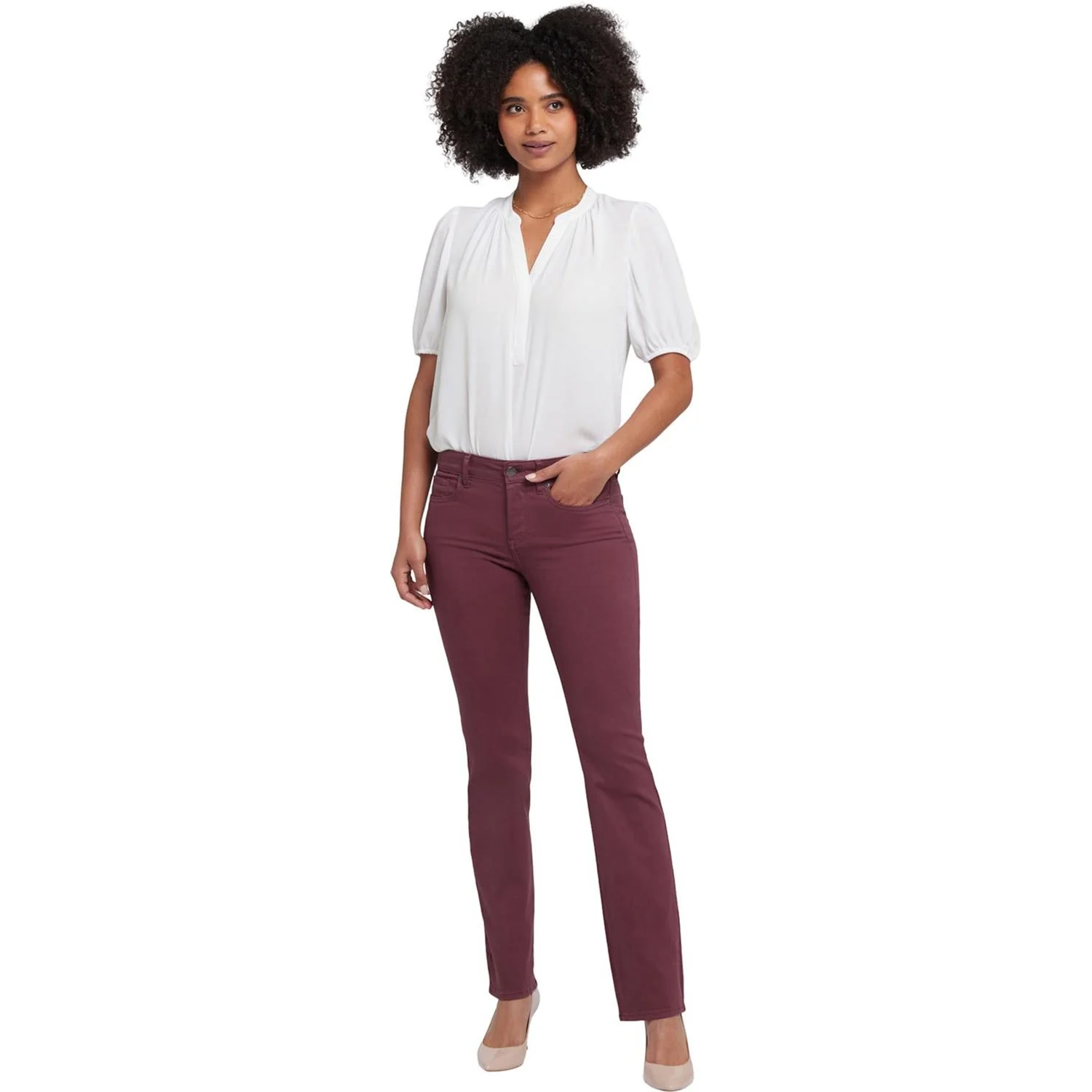 NYDJ - Womens Marilyn Straight Jeans