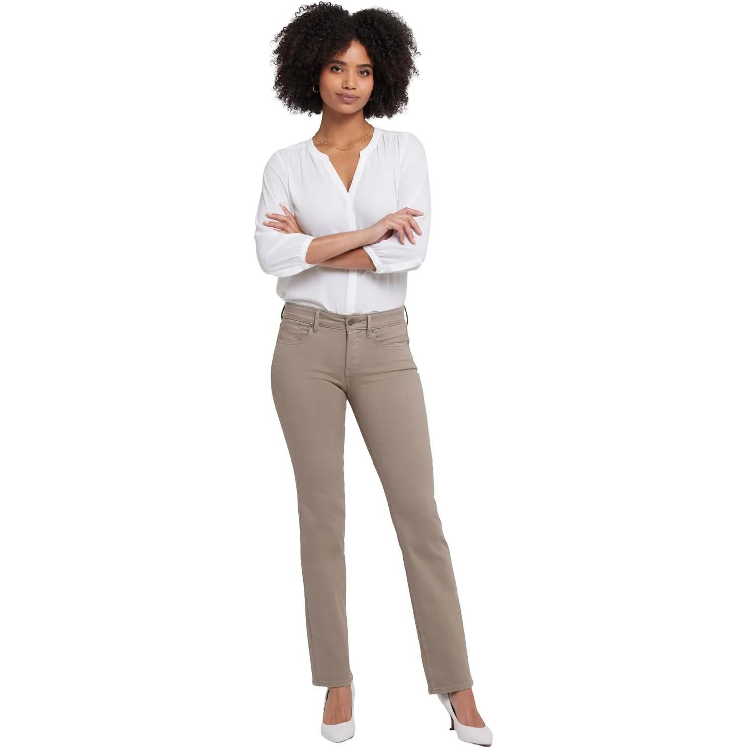NYDJ - Womens Marilyn Straight Jeans