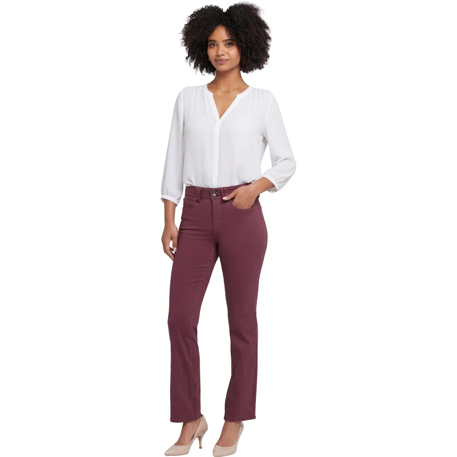 NYDJ - Womens Marilyn Straight Jeans