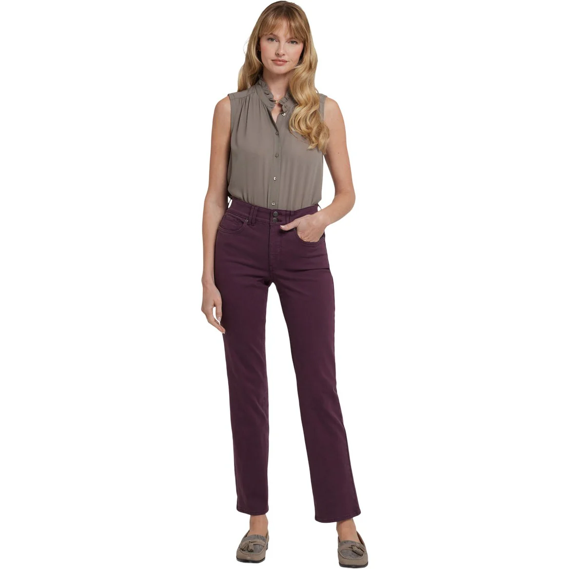 NYDJ - Womens Marilyn Straight Jeans - Image 2