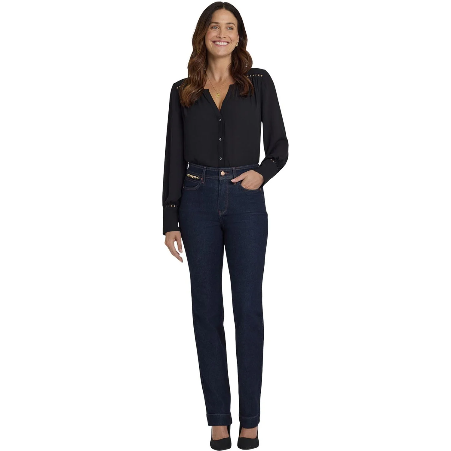 NYDJ - Womens Marilyn Straight Jeans - Image 2