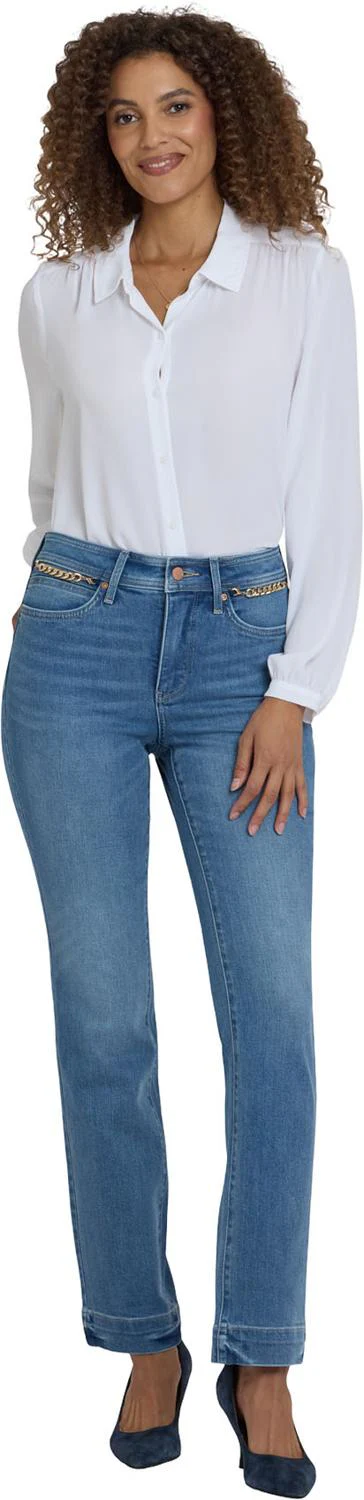 NYDJ - Womens Marilyn Straight Jeans - Image 3
